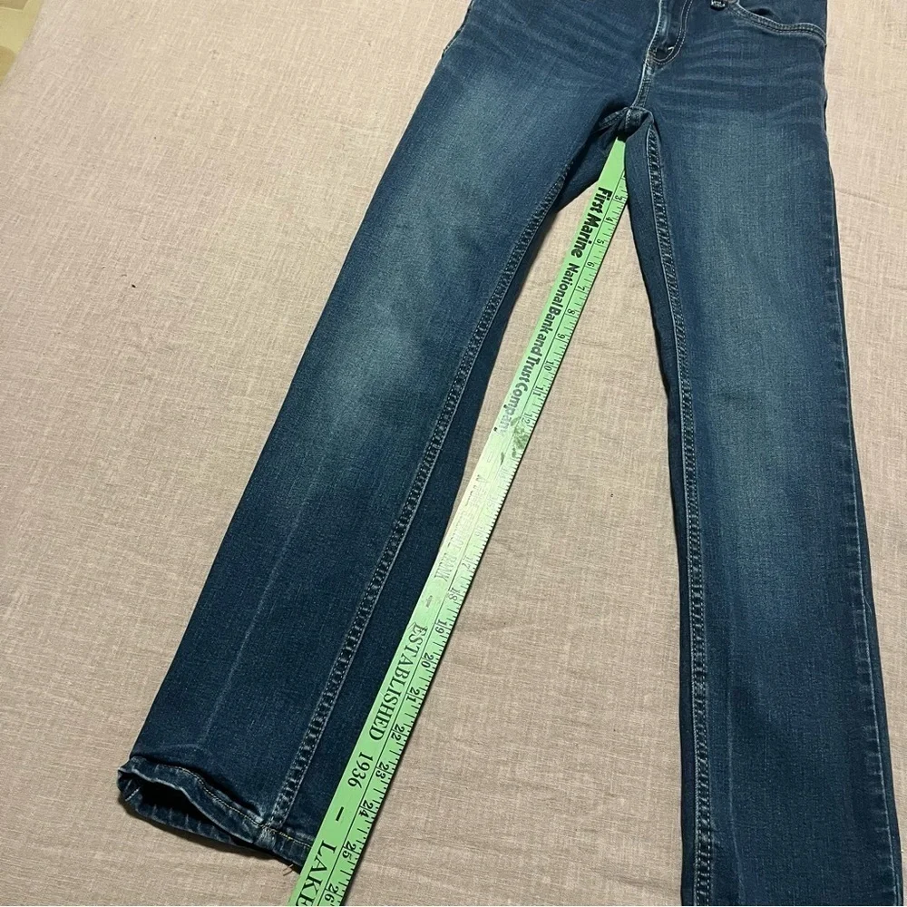 Levi's 511 Kids Classic Indigo Jeans Adjustable straps Straight Leg Size 14 Reg